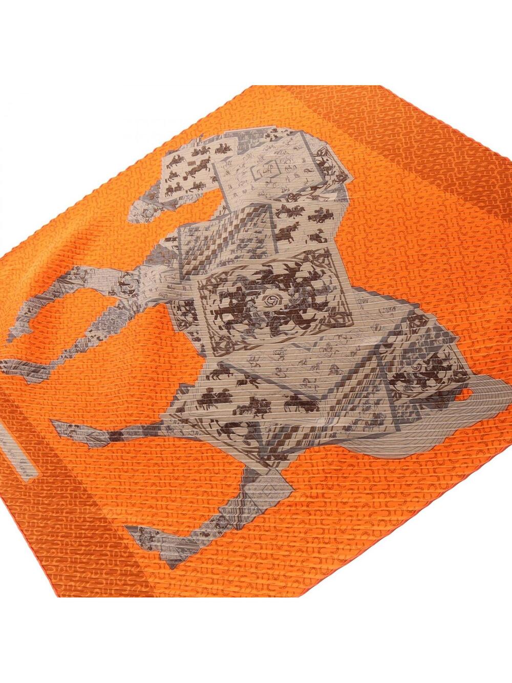 Hermes Cheval Sur Mon Carre Pleated #344520H35B